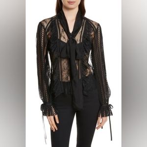 Self-Portrait Women Lace Blouse 🖤